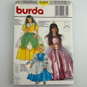 🪡 BURDA Fairy Girl Costume Sewing Pattern 4364